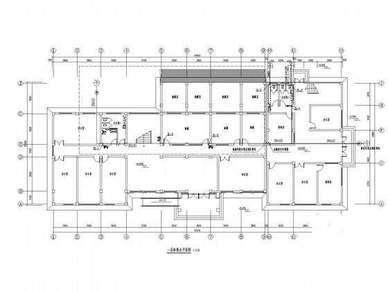 4层农业综合服务中心给排水CAD施工图纸 - 2