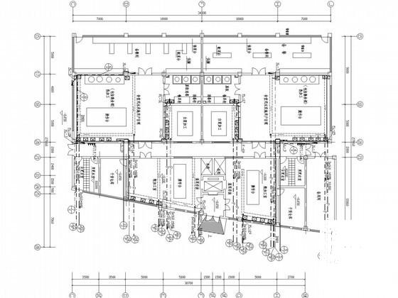 3层学校食堂和浴室给排水CAD施工图纸 - 3