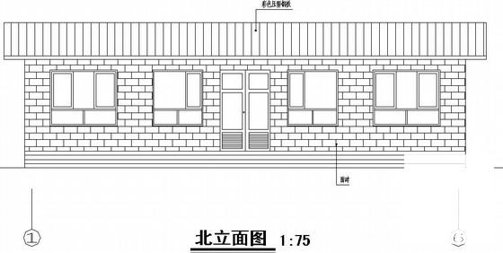 单层砖混住宅楼CAD施工图纸（条形基础，）(建筑设计说明) - 1