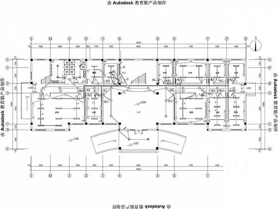 3层办公楼电气CAD施工图纸（三级负荷） - 1