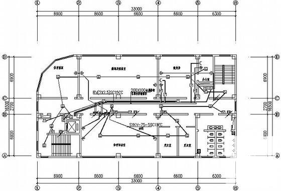 10层办公楼电气设计CAD施工图纸 - 2