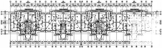 5层小区五栋住宅楼电气CAD施工图纸 - 2