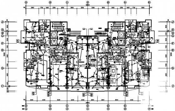 28层商住楼电气CAD施工图纸 - 2