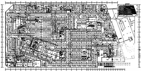 22层广场大型商业综合楼电气CAD施工图纸118张（地下室、商业裙房、住宅塔楼） - 1