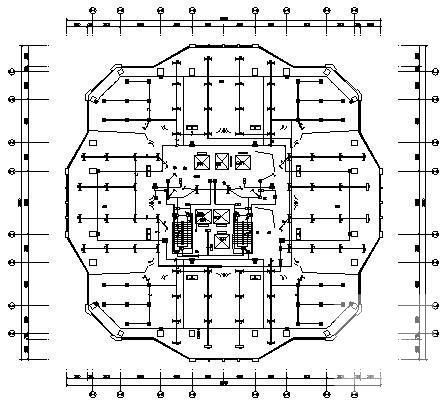 一类超高层建筑电气CAD施工图纸105张(火灾自动报警) - 1