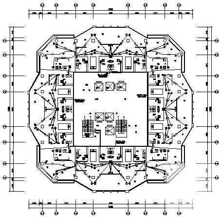 一类超高层建筑电气CAD施工图纸105张(火灾自动报警) - 2