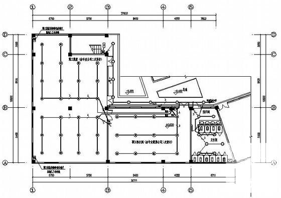 3层矿业厂区服务用房电气设计CAD施工图纸 - 2