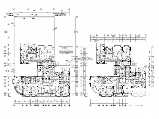 16层综合商业楼电气CAD施工图纸（商业街地下3层大样）(火灾自动报警) - 2