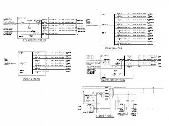 4层标准化厂房电气CAD施工图纸（食堂）(火灾自动报警) - 3