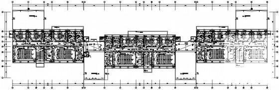 高校5层五栋学院楼电气设计CAD施工图纸 - 2