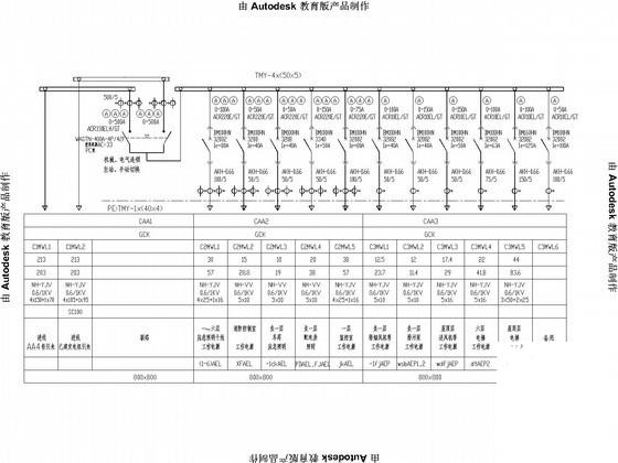 6层精神病院电气CAD施工图纸(详细审图答复) - 3