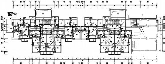 一类高层住宅楼电气CAD施工图纸(消防报警及联动) - 2