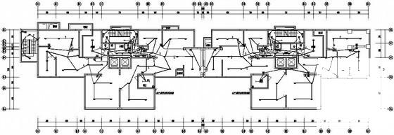 一类高层住宅楼电气CAD施工图纸(消防报警及联动) - 3