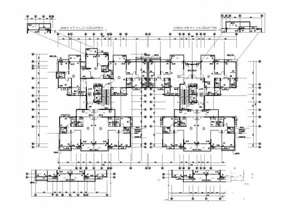 ［］25万平一类商业25层住宅电气CAD施工图纸（塔楼）(火灾自动报警) - 2