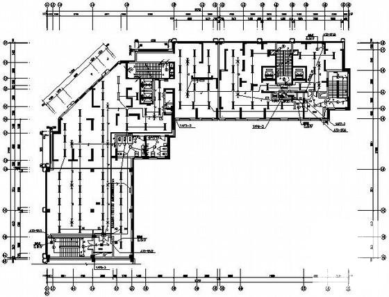 一类高层住宅楼电气设计CAD施工图纸 - 3