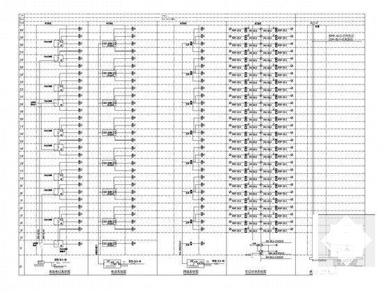 一类高层综合商住楼强弱电系统电气CAD施工图纸 - 4
