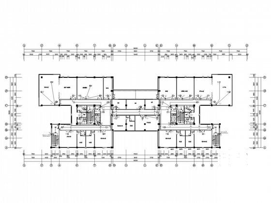 5层广播电视大楼电气CAD施工图纸（部分水暖） - 2