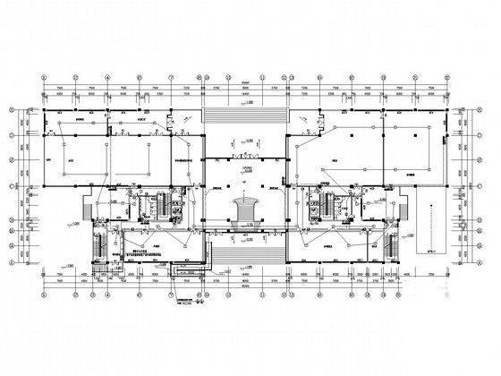 5层广播电视大楼电气CAD施工图纸（部分水暖） - 5