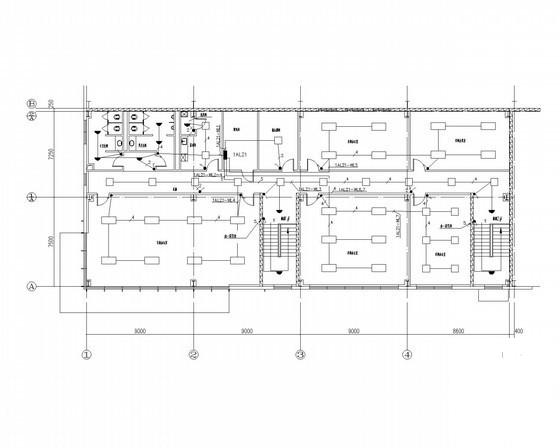 大型工业项目强电系统电气CAD施工图纸（变配电系统）(柴油发电机房) - 1
