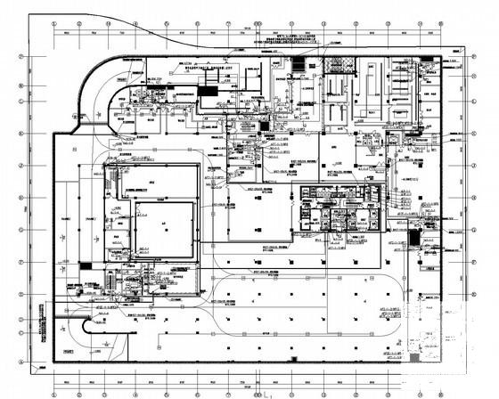 一类高层办公建筑大厦电气CAD施工图纸（地下3层） - 1