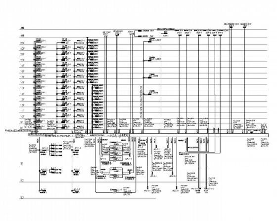 一类高层办公建筑大厦电气CAD施工图纸（地下3层） - 3