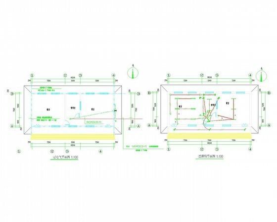 单层钢筋混凝土结构幼儿园电气CAD施工图纸（三级负荷） - 2