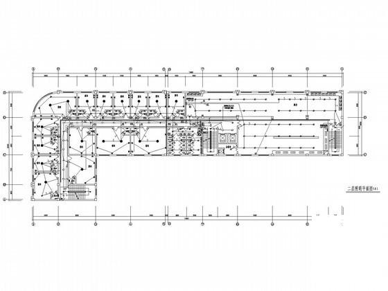 住宅小区商业楼电气设计CAD施工图纸(火灾自动报警) - 2