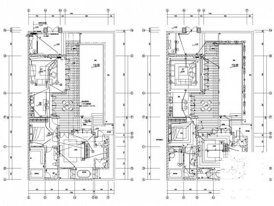 大型别墅建筑工程三种户型电气设计CAD施工图纸 - 1