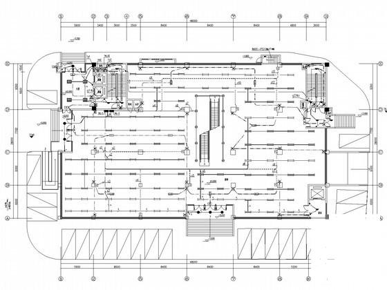 18层一类办公大楼电气CAD施工图纸(火灾自动报警) - 1