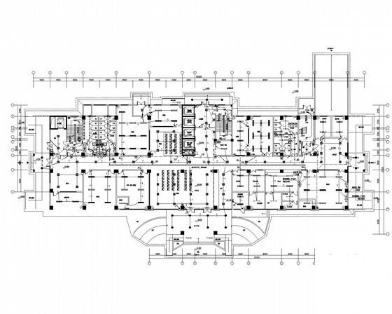 二级高层医院门诊综合楼电气CAD施工图纸(火灾自动报警) - 1