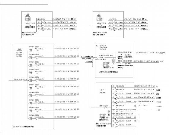 5层砌体结构普通住宅楼电气CAD施工图纸（三级负荷） - 3