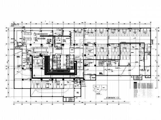 一类高层商业综合办公楼电气CAD施工图纸（配电负荷表裙楼99.9米）(火灾自动报警) - 1