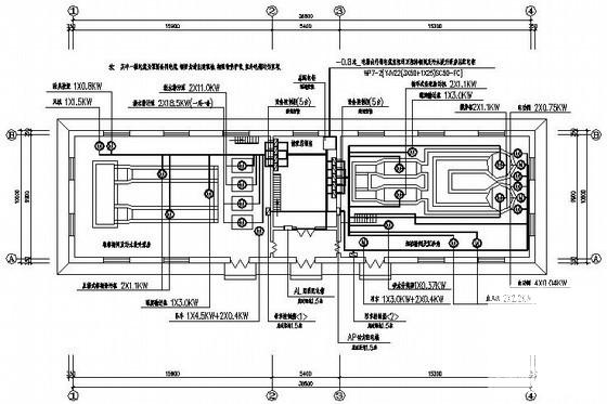 单层污水处理厂电气CAD施工图纸（二级负荷） - 4