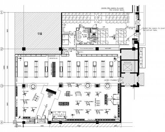 1层钢筋混凝土结构品牌服装店改造电气CAD施工图纸 - 3