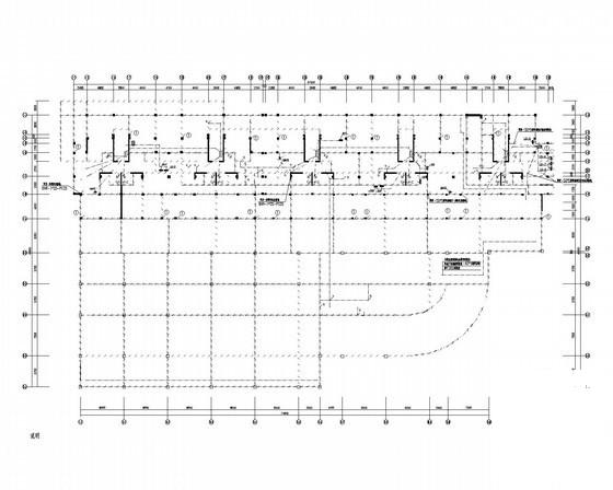 17层地质灾害搬迁安置房电气CAD施工图纸（车库） - 2