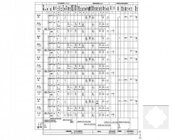 17层地质灾害搬迁安置房电气CAD施工图纸（车库） - 5