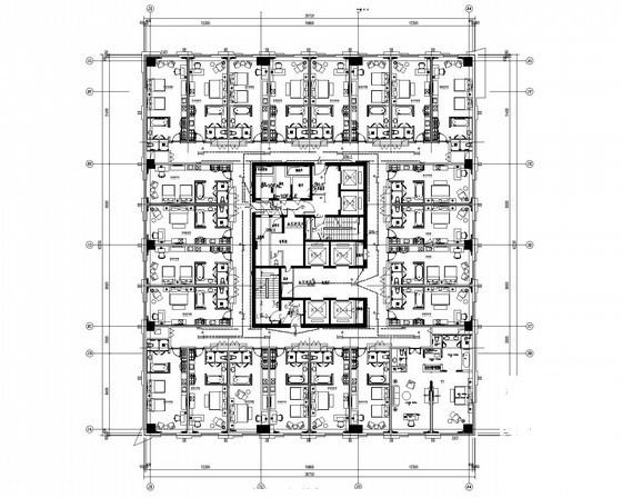 18层大型商业广场五星级酒店电气CAD施工图纸93张 - 2