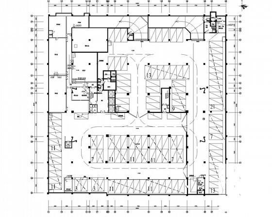 知名钢铁公司20层办公楼电气CAD施工图纸（一类高层）(火灾自动报警系统) - 1