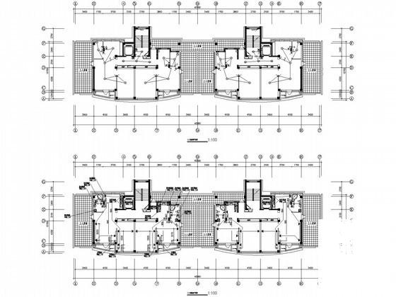 一类高层住宅楼电气CAD施工图纸(火灾自动报警) - 2