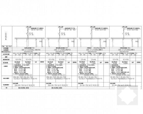 工业建筑基地大楼电气CAD施工图纸 - 5