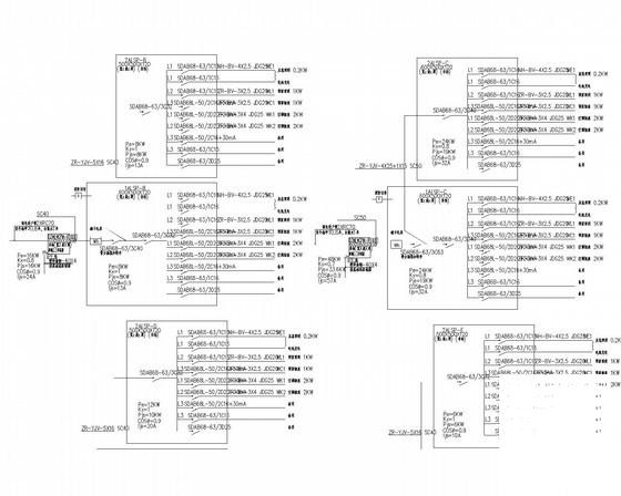 3层商业楼电气设计CAD施工图纸 - 4