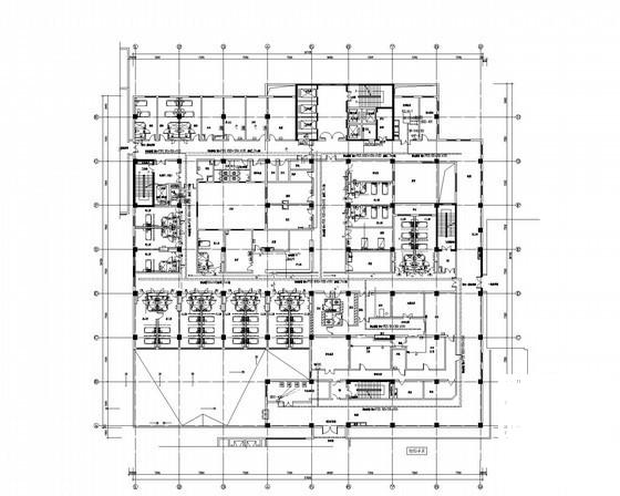10层大型医院弱电智能化电气CAD施工图纸（楼宇自控）(综合布线系统) - 2