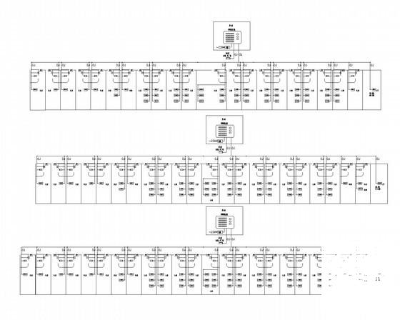 10层大型医院弱电智能化电气CAD施工图纸（楼宇自控）(综合布线系统) - 4