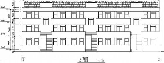 3层混合结构职工公寓CAD施工图纸（条形基础，）(建筑设计说明) - 1