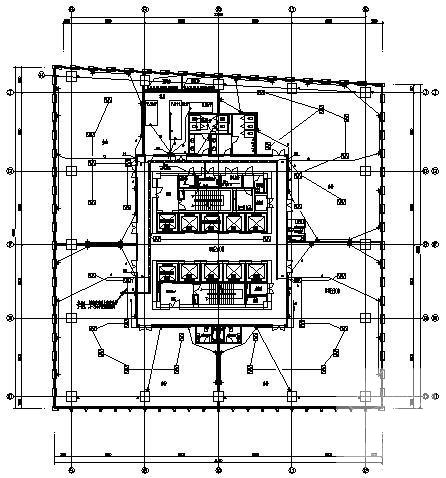 26层大型办公楼电气设计CAD施工图纸(火灾自动报警) - 3