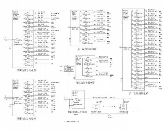 12层住宅楼电气设计CAD施工图纸(火灾自动报警) - 2