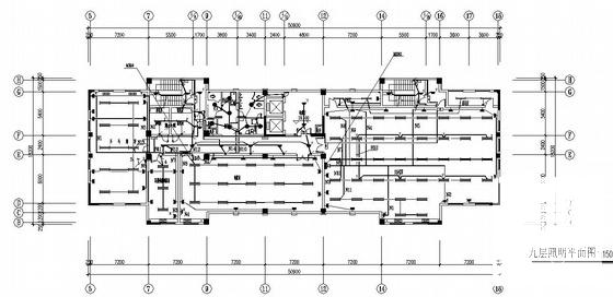 公安局9层科技大楼电气设计CAD施工图纸(火灾自动报警系统) - 1