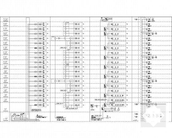 大型高层小区改造电气CAD施工图纸（地上22层，地下1层） - 5