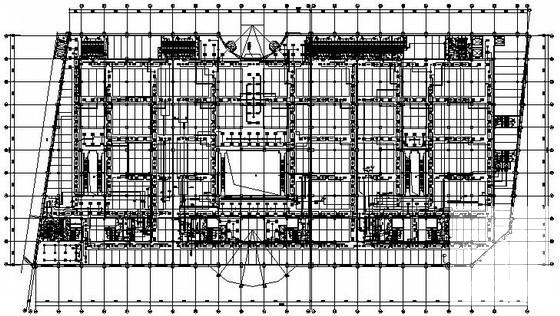 4层大型商业楼电气CAD施工图纸（一级负荷）(火灾自动报警) - 1