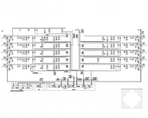 27层大型商业办公综合建筑电气CAD施工图纸 - 5